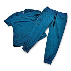 Gray's Anatomy by Barco Teal Scrub Set  Top M, Bottom M Petite